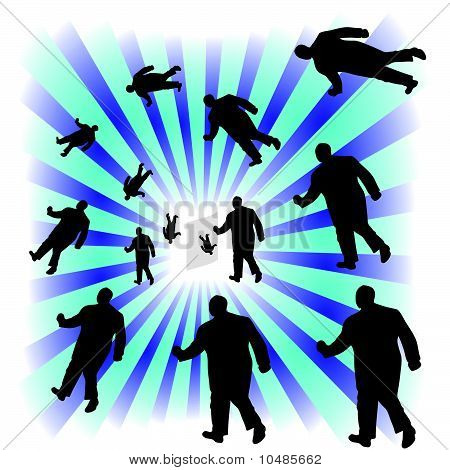 Pepoles hacia la meta.