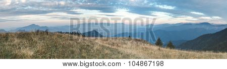 Evening View From Greater Fatra To High Tatras