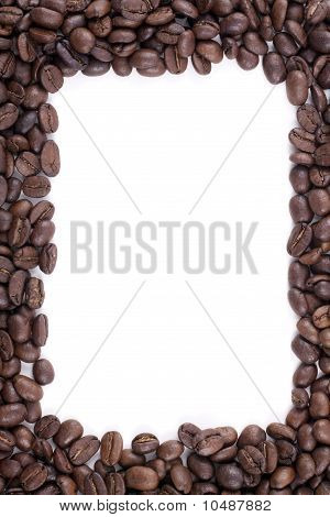 Telaio di Dark arrosto chicchi di caffè