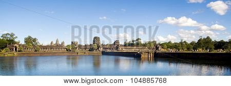 Ancient Cambodian Temple Ruin Grand Palace Concept