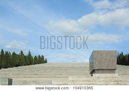 The Military Shrine Of Redipuglia, Italy