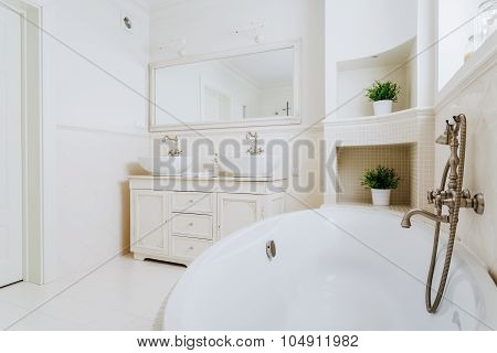 Bathtub With Antique Tap