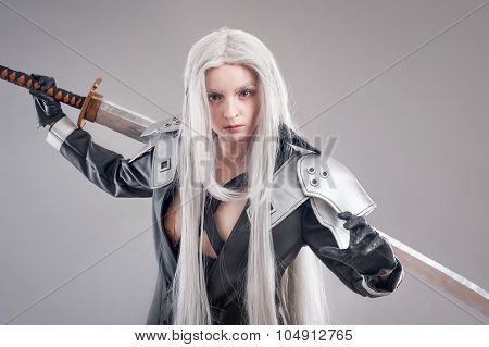 Fantasy woman warrior