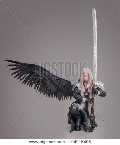 Fantasy woman warrior