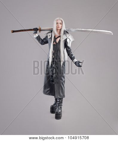 Fantasy woman warrior