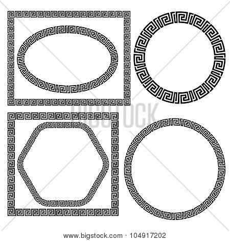 Set of Greek Ornamenal Frames