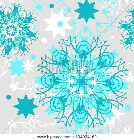 Vector seamless Christmas pattern.