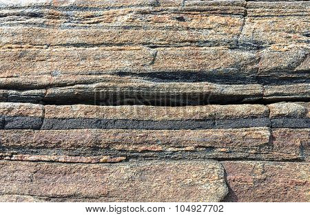 Texture Of Layered Rock