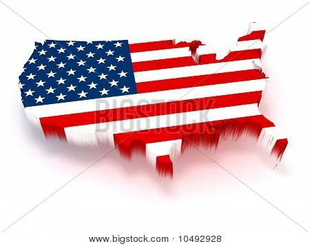 Mappa di Stati Uniti d'America