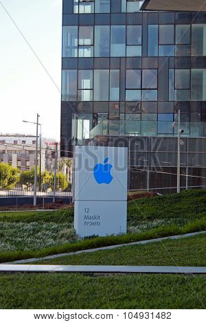 Apple Office Pylon In Herzliya, Israel.