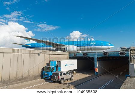 Airplane Over Highway