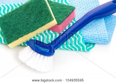 Household supplies for doing the dishes