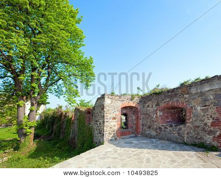 Uzhhorod borggården (ukraine)