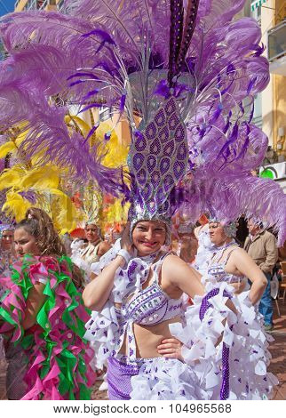 Las Palmas De Gran Canaria Beach Carnival 2015 Parade On The Las Canteras