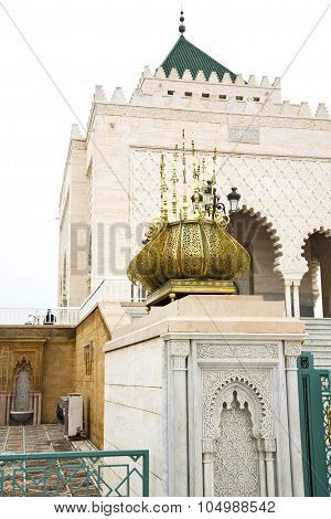 The   Chellah  In Morocco          Old Roman           Monument And Site