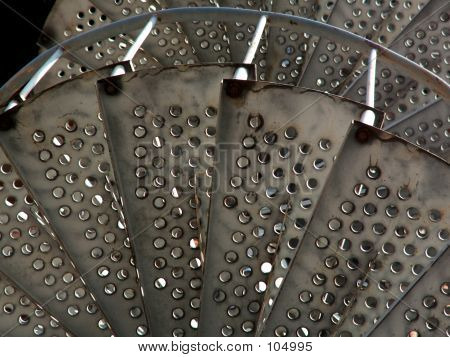 Closeup točité schody