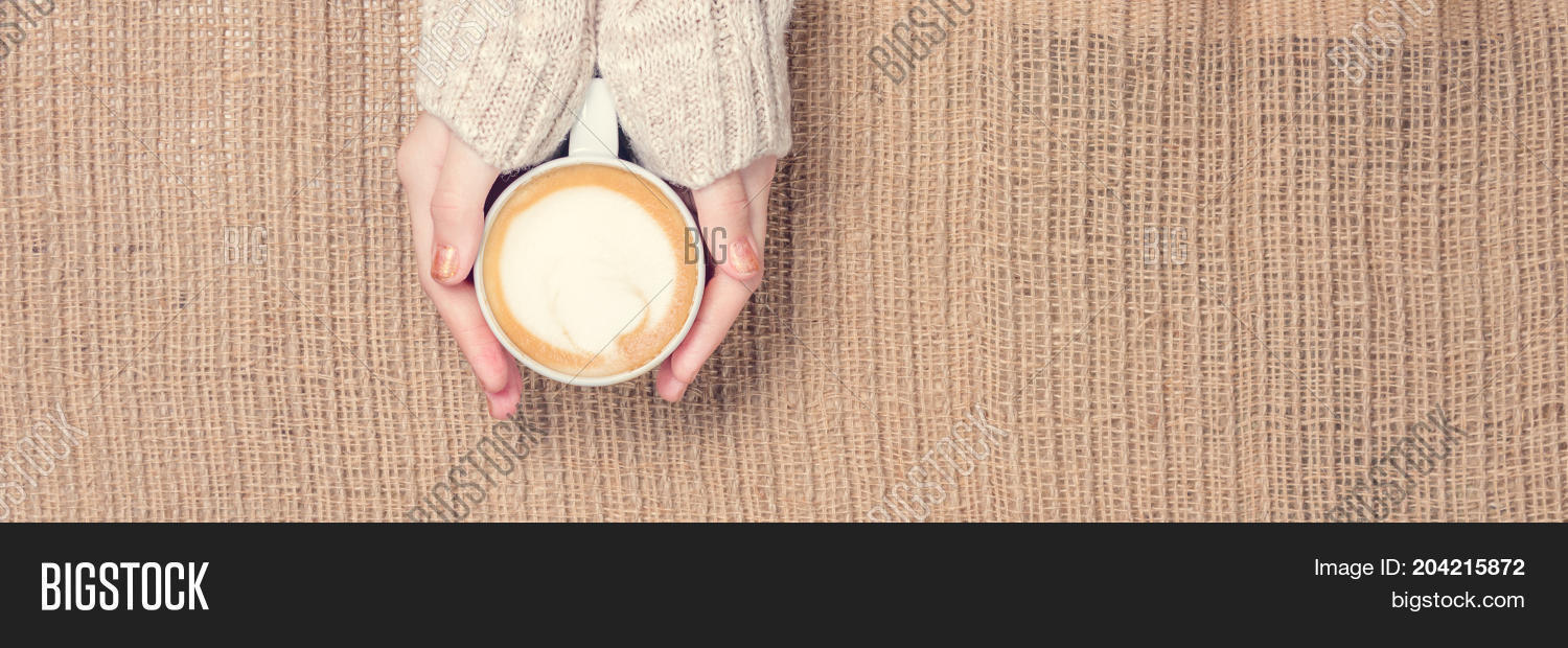 Girl Holding Cup Image Photo Free Trial Bigstock