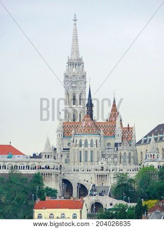 The Matthias church in Budapest the capital city of ungary