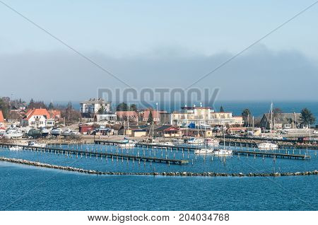Town Of Kalvehave In Denmark