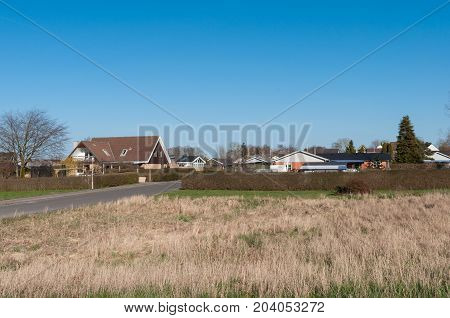 Village Of Kastrup In Denmark