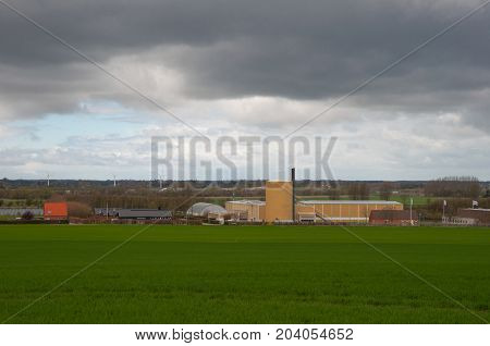 Vaeggerlose town on island of Falster in Denmark