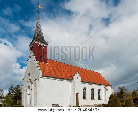 Gedesby Church In Denmark