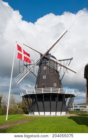 Ejegod Windmill In Nykoebing In Denmark
