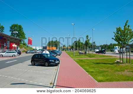 Rest Stop On The German Autobahn