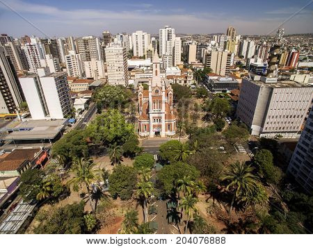 Aerial View Of Ribeirao Preto City In Sao Paulo, Brazil