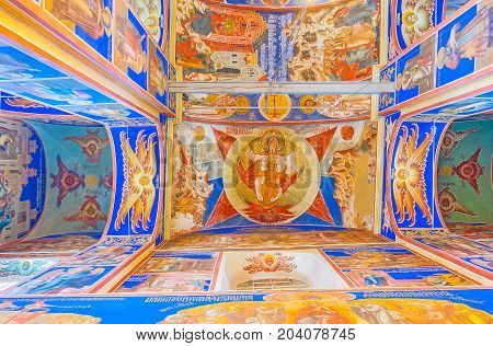 Holy Trinity Icon In Suzdal Nativity Cathedral