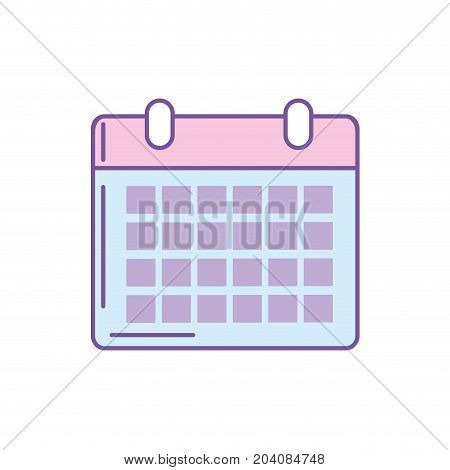 calendar to organizar important events vector illustration