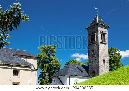 Konigstein Fortress In Germany At Summer Daytime