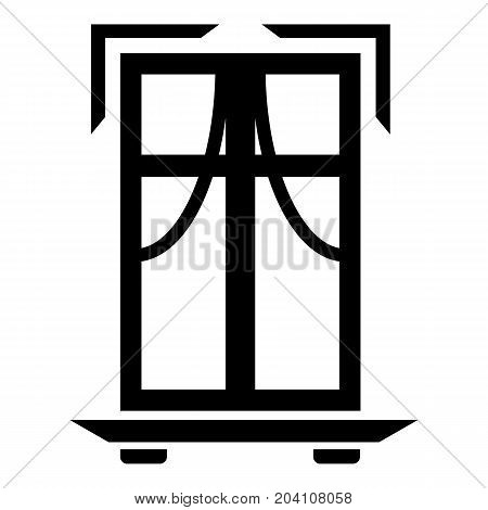 Sill window frame icon. Simple illustration of sill window frame vector icon for web
