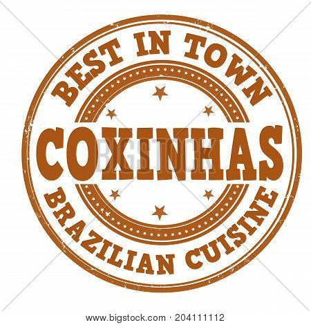 Coxinhas Sign Or Stamp