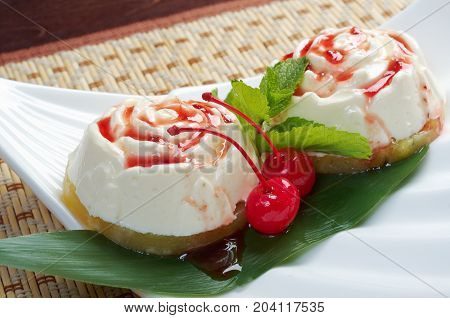 Traditional Japanese Dessert  , close up meal