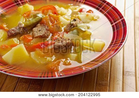 Beef Soup Lecho