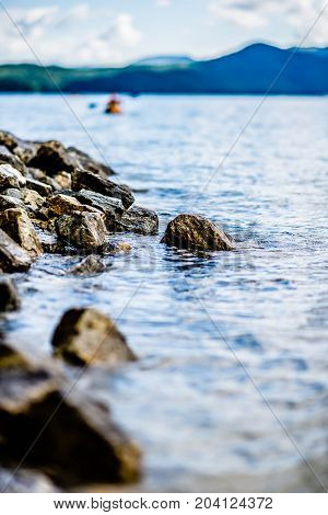 Beautiful Landscape Scenes At Lake Jocassee South Carolina