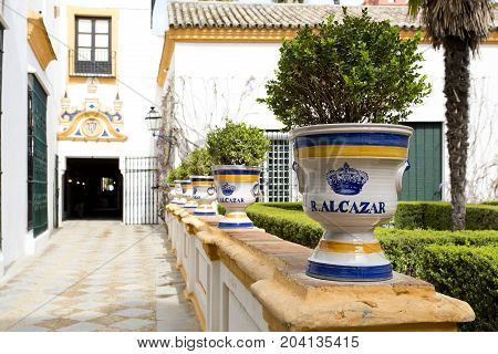 Real Alcazar In Seville, Andalusia