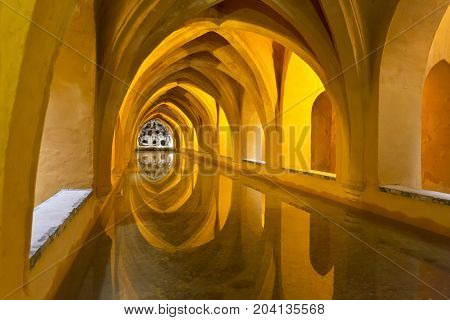 Real Alcazar In Seville, Andalusia