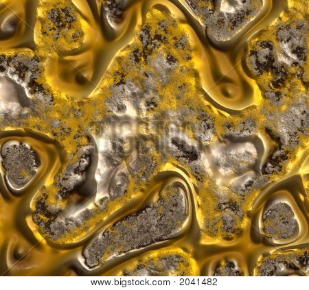 Minerale minerale d'oro e d'argento
