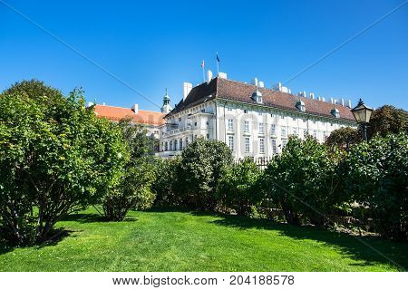 Presidents Office Austria Leopoldine Wing Of Hofburg Imperial Palace In Vienna
