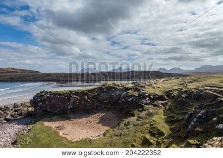 Achnahaird Bay and Inverpolly on the west coast of Scotland.