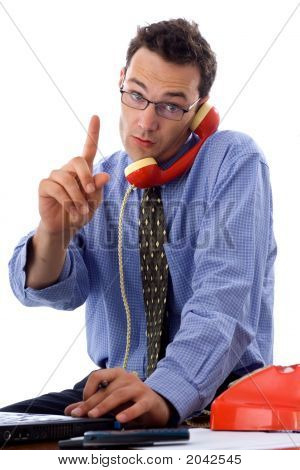 Taler i telefon