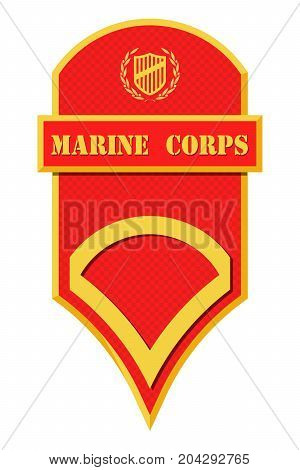 Military Ranks And Insignia. Stripes And Chevrons Of Army