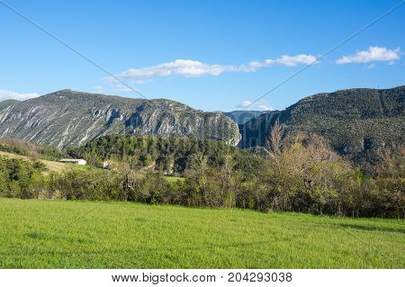 Mountains of Regional nature park of the Azure PreAlps France