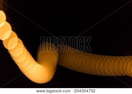 Abstract Colorful Background With Lighting Bokhe In The Dark