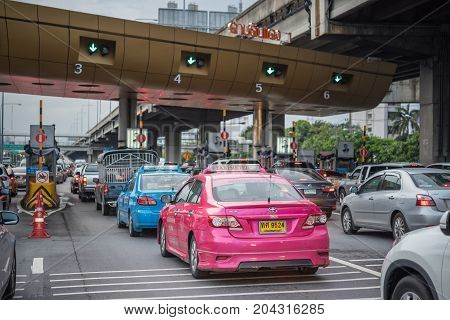 Gate For Expressway Fee Payment In Bangkok By Exat