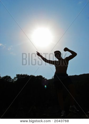 Machtige silhouet