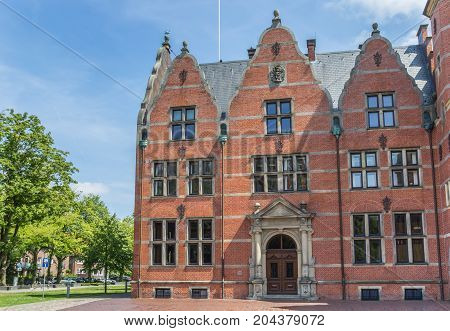 Facade Of The Landschaftshaus Building In Aurich