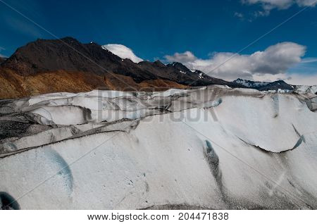 Viedma forms one of the largest glaciers in the Santa Cruz province in Argentina.